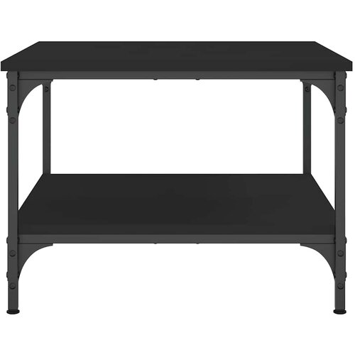  Stolić za kavu crni 55x55x40 cm od konstruiranog drva Slike