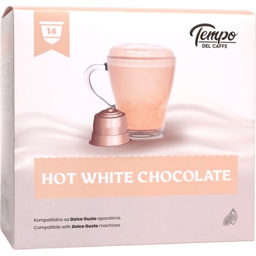 TEMPO DEL CAFFE Bela topla Čokolada za Dolce Gusto, 14 kapsula Cene