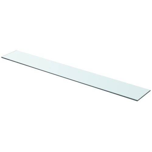 VidaXL Polica Prosojno Steklo 90x12 cm Slike