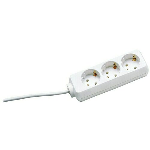  Kabel s utičnicama (Broj &amp;scaron;uko utičnica: 3 Kom., Bijele boje, 1,4 m, 3.500 W) Slike