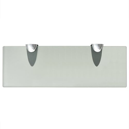  Zidne police 2 kom staklene 30 x 10 cm 8 mm Slike