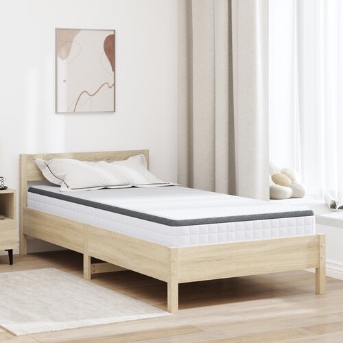 vidaXL Vzmetnice Bela, siva 100 x 200 cm Pleteni tekstil Cene