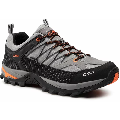 CMP Trekking čevlji Rigel Low Trekking Shoes Wp 3Q54457 Cemento/Nero 75UE