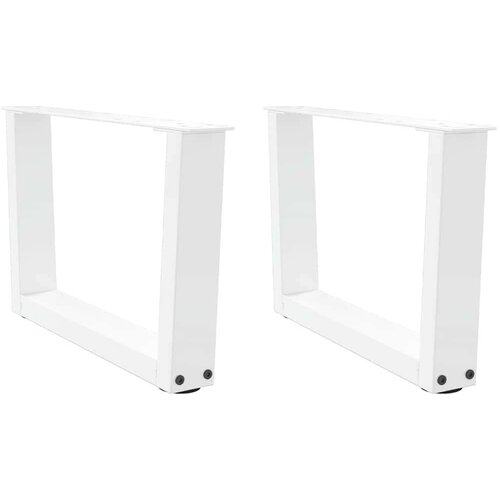  Noge blagovaonskog stola V-oblika 2 kom bijele 60x(30-31 3) cm Slike