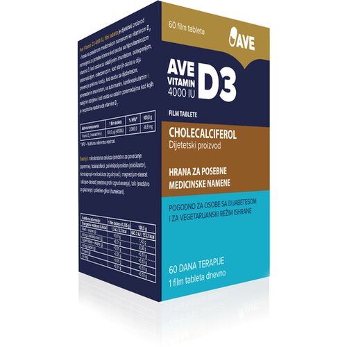 Ave vitamin D3 4000IU Slike