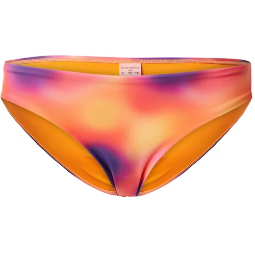 Hunkemöller Bikini hlačke 'Sunset' rumena / lila / oranžna / roza