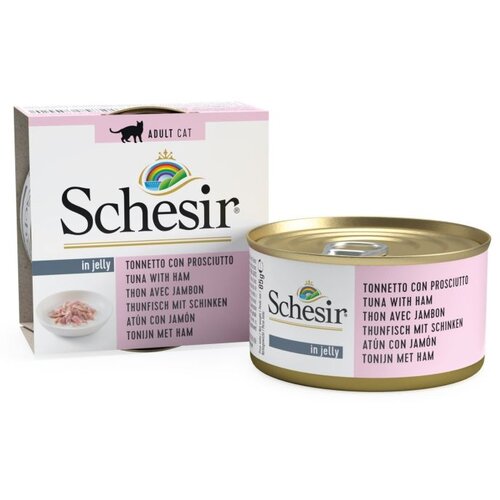 Schesir cat tunjevina i &amp;scaron;unka u želeu, 85gr Slike