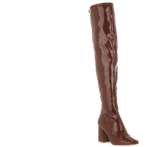 Steve Madden Visoki škornji COGNAC JAYME Kostanjeva Cene
