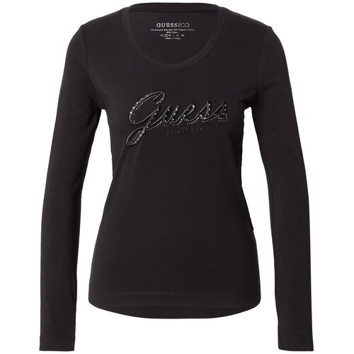 Guess Majica crna / prozirna Cijene