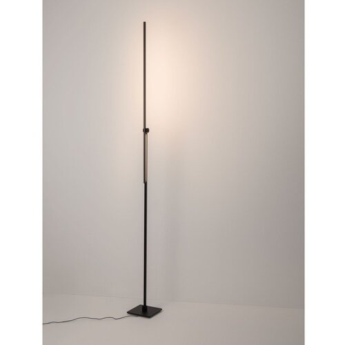 Nova Luce Mat crna metalna LED stojeća svjetiljka sa savitljivom konstrukcijom/s mogućnosti zatamnjivanja (visina 144 cm) Tenso &amp;ndash; Slike