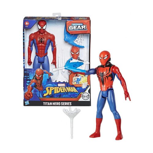  Marvel Spider-Man Articulated Blast Gear Titan Hero Series z dodatki, Ve?barvno, (21552579) Cene