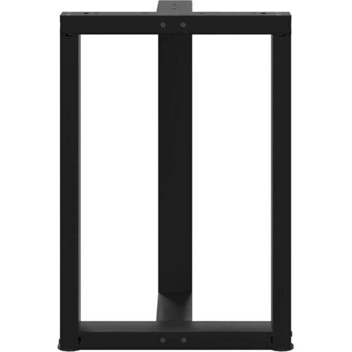  Noge za blagovaonski stol T-oblika 2 kom Crne 60x35x(72-73) cm Čelik Slike