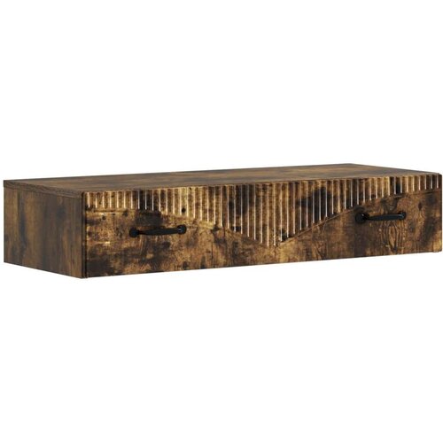 Stolna montirana na zid Dimljeni hrast 87 5 x 34 5 x 17 cm - Dimljeni hrast 87 5 cm Cijene