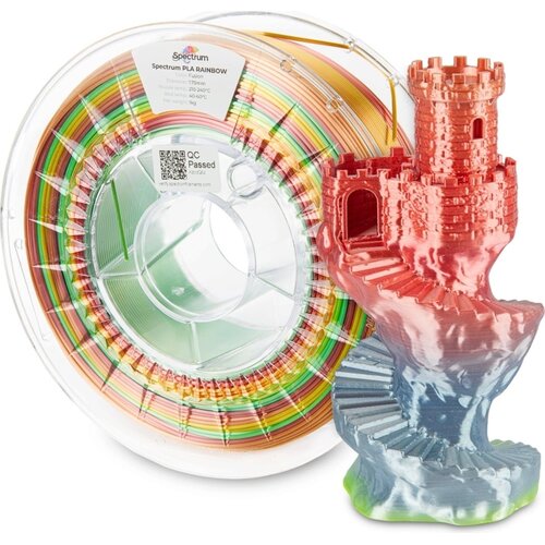 Spectrum PLA Silk Rainbow Fusion - 1,75 mm / 1000 g Slike