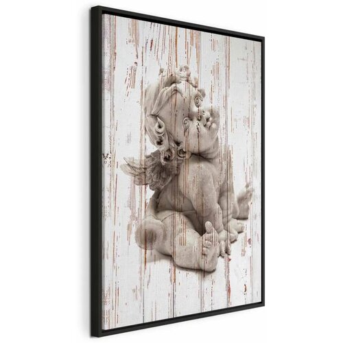  Slika - Pensive Cupid (1 Part) Vertical 80x120 U crnom drvenom okviru Cijene