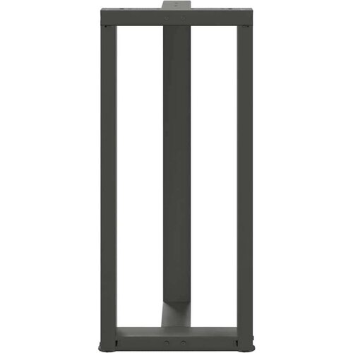  Noge barski stol T-oblika 2 kom antracit 40x35x(90-91) cm čelik Slike