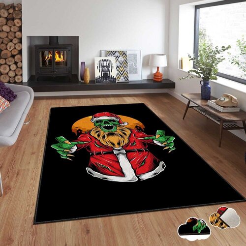 Conceptum Hypnose Tepih sa novogodišnjim motivima Asr-Crpt-50, Pravougaoni, 140 x 220 cm, Šareni Cene