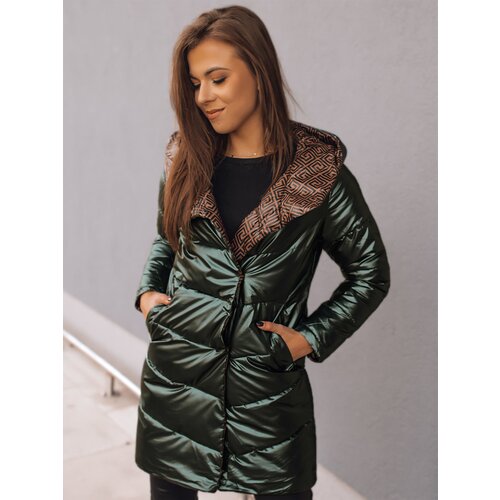 DStreet Women's double-sided jacket DELSY LONG green Cijene