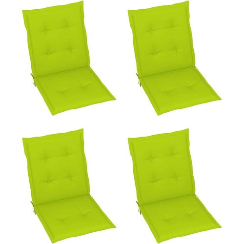  Jastuci za vrtne stolice 4 kom svjetlozeleni 100x50x3cm tkanina Cijene