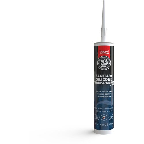Beorol silikon sanitar 280ml, transparent (SST) Cene