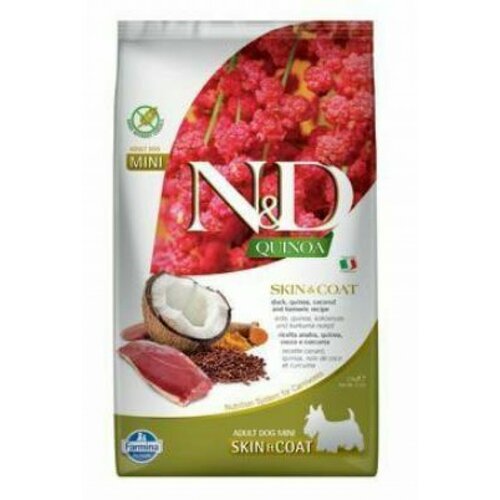 Farmina n&d quinoa hrana za pse skin&coat herring&coconut mini 800g Cene