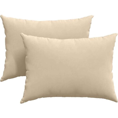 VidaXL jastučići za sofu 2 pcs krema 70 x 50 cm tkanina Slike