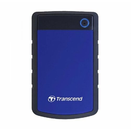 Transcend external hdd 1 tb, H3B , USB3.0, 2.5'', anti-shock system, backup software, 216 gr, black/blue Slike