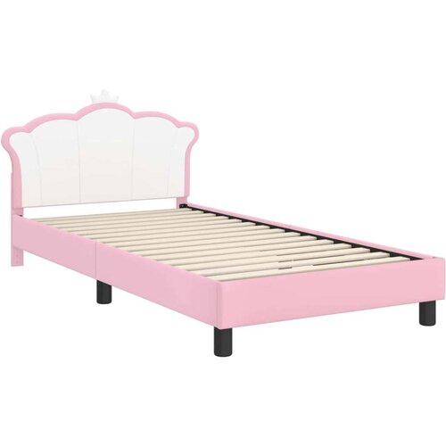 Krevet za djecu s uzglavljem Ružičasta 90 x 200 cm PU Slike