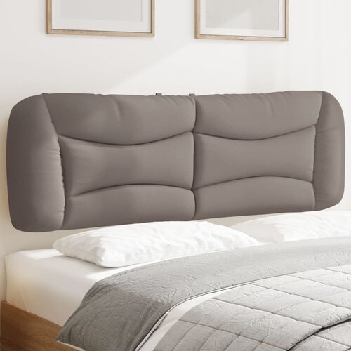 VidaXL Vzglavna stranica taupe 160 cm blago Slike
