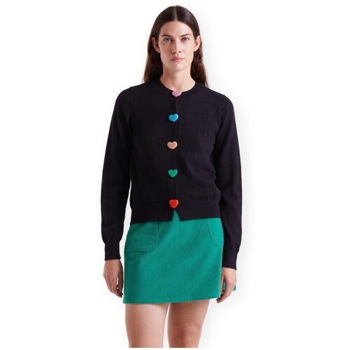 Compania Fantastica COMPA&amp;Ntilde;IA FANT&amp;Aacute;STICA Cardigan 10321 - Black Crna Slike