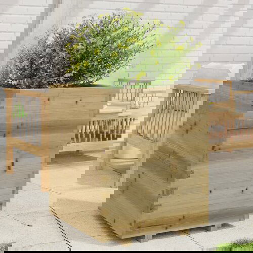 VidaXL Vrtna sadilica 60x60x72 5 cm od impregnirane borovine Slike
