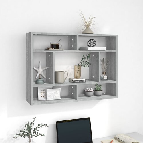 vidaXL zidna polica boja hrasta sonome 75x16x55 cm konstruirano drvo Cijene