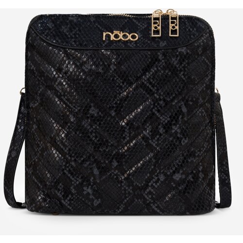 Kesi NOBO Handbag with animal print Dark grey Cene