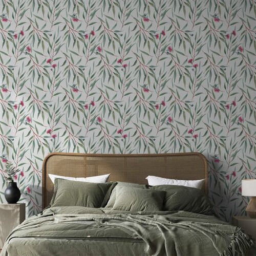  Tapeta - Pink Flower Buds 49x1000 Slike