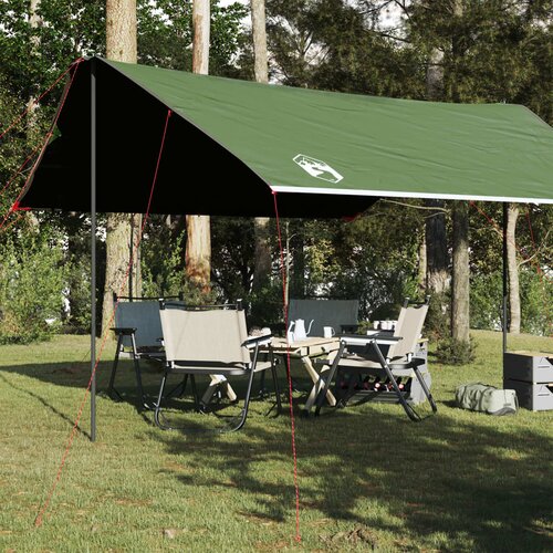 VidaXL Ponjava za kampiranje zelena 460x305x210 cm vodoodporna Slike