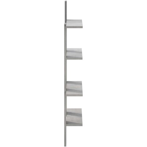 Polica na zidu Betonska siva 61 x 13,5 x 105 cm Slike