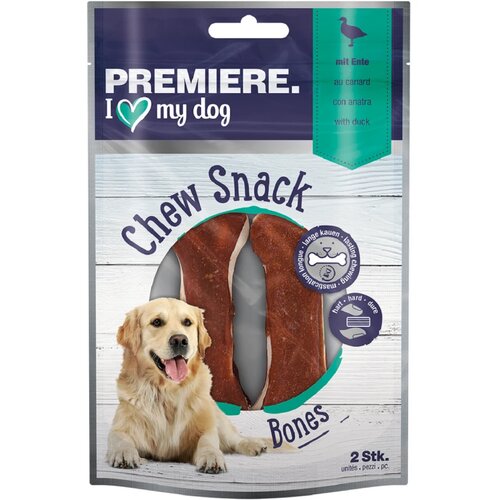 Premiere pribolj&scaron;ek za pse Chew bones raca 120 g/2 kosa Cene