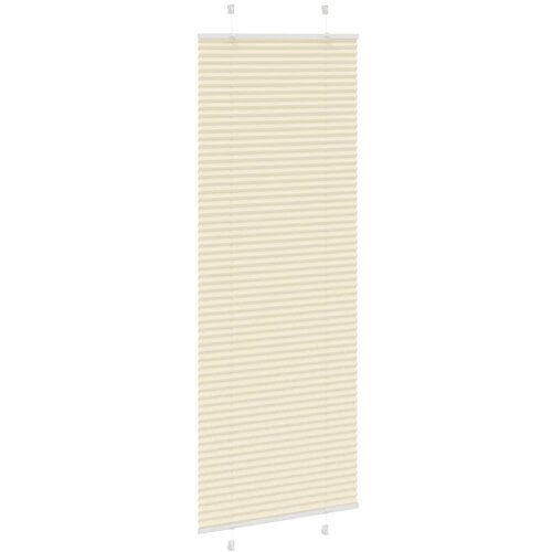  Plisirana zavjesa krem boje 70x200 cm &amp;Scaron;irina tkanine 69,4 cm Poliester Slike