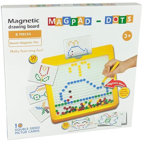  Magnetna ploča - 100 žutih perlica Slike