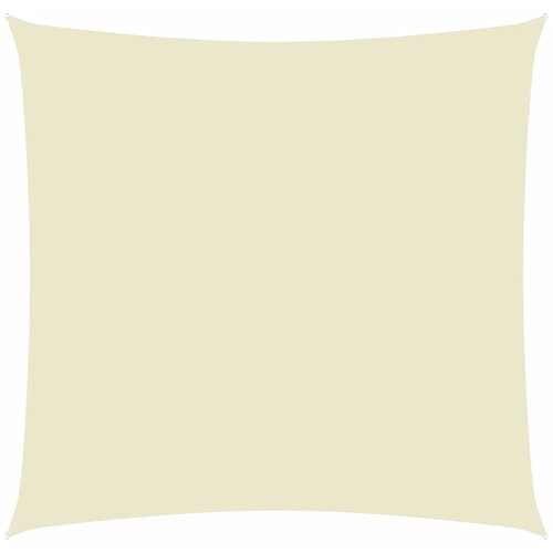 vidaXL Senčno jadro oksford blago kvadratno 5x5 m krem, (20965856) Cene
