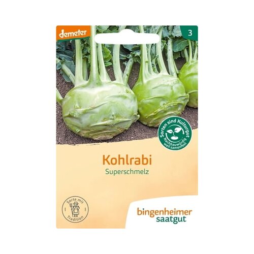 Bingenheimer Saatgut koleraba, bela "Superschmelz" Cene