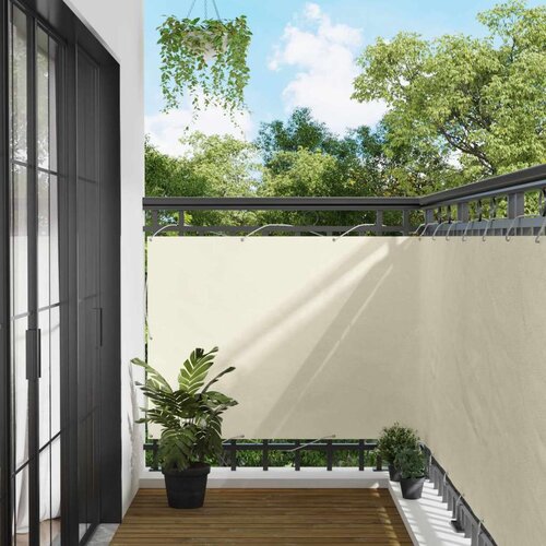  Balconska mreža krema 110 x 1000 cm Oxford tkanina, (5000222385) Cene