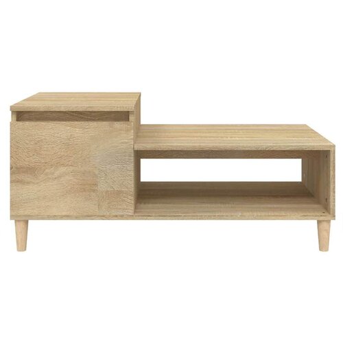  Stolić za kavu boja hrasta 100 x 50 x 45 cm konstruirano drvo Smeđa Slike