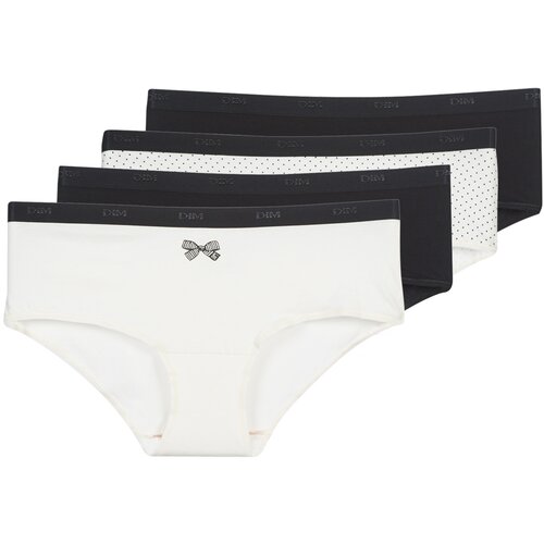DIM Hlačke POCKET COTON STRETCH x4 Črna Slike