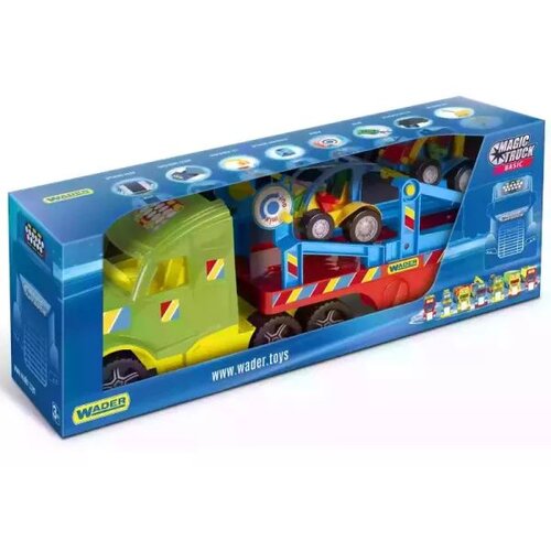 Wader Čarobni tovornjak Basic za prevoz z vozilom Buggy - 79 cm Cene