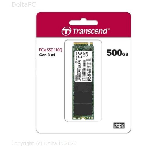 SSD 500GB TS 110Q PCIe M.2 2280 NVMe Slike