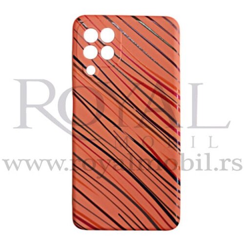  futrola soft print lines No2 za samsung A222 galaxy A22 narandzasta Slike
