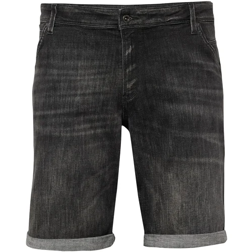 Jack & Jones Plus Traperice 'RICK FOX' crni traper