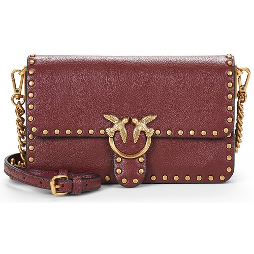 Pinko Torbice za na ramo LOVE ONE SLOUCHY MN. STUDS Bordo Slike