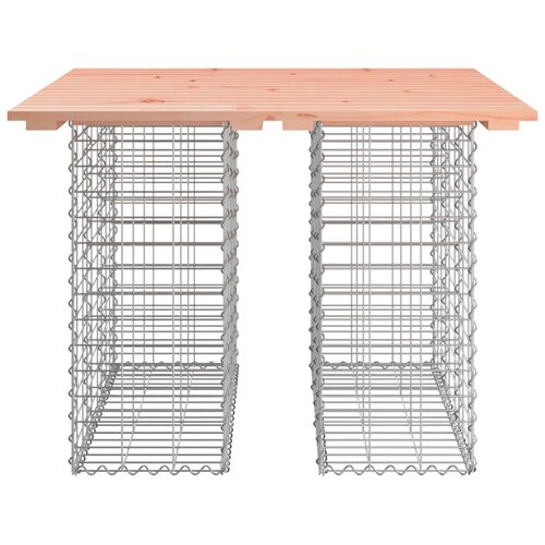  Vrtni stol, gabion dizajn, 100x102x72 cm, masivno drvo, douglas Slike